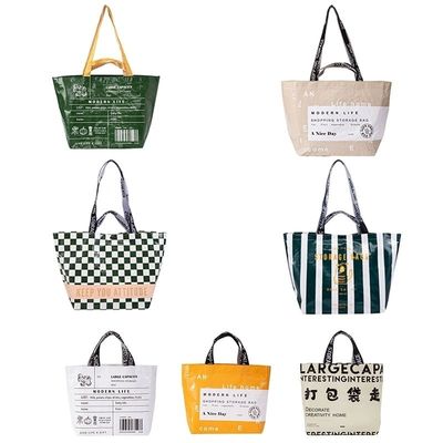 Foldable Eco-Friendly Waterproof PP Woven Bag
