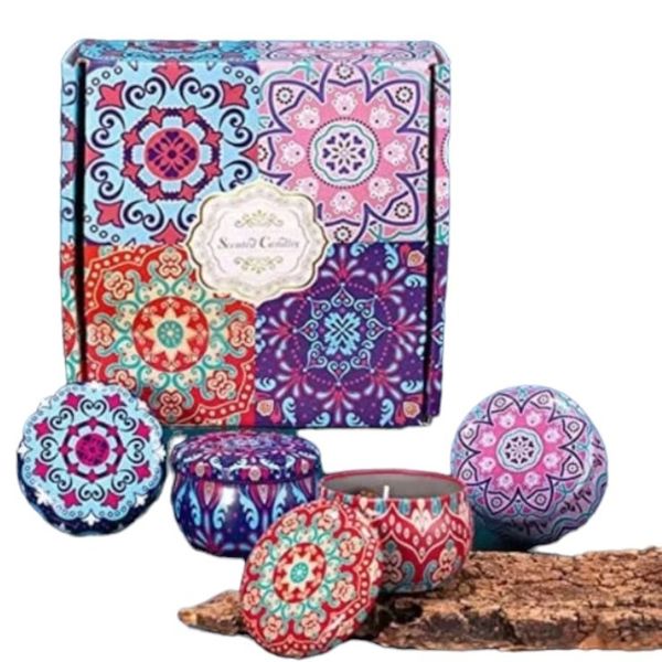 Gift DIY Candle Gift Box With 4 Candle 70g