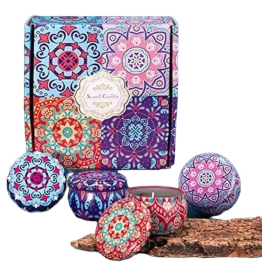 Gift DIY Candle Gift Box With 4 Candle 70g