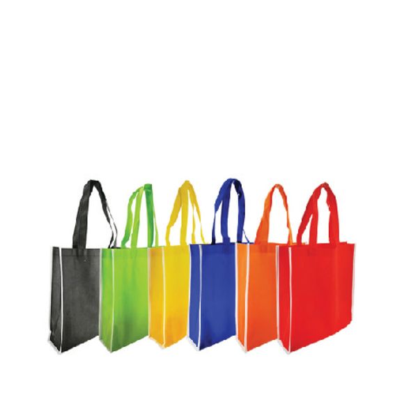 Non Woven Bag A4 Size White Trimings