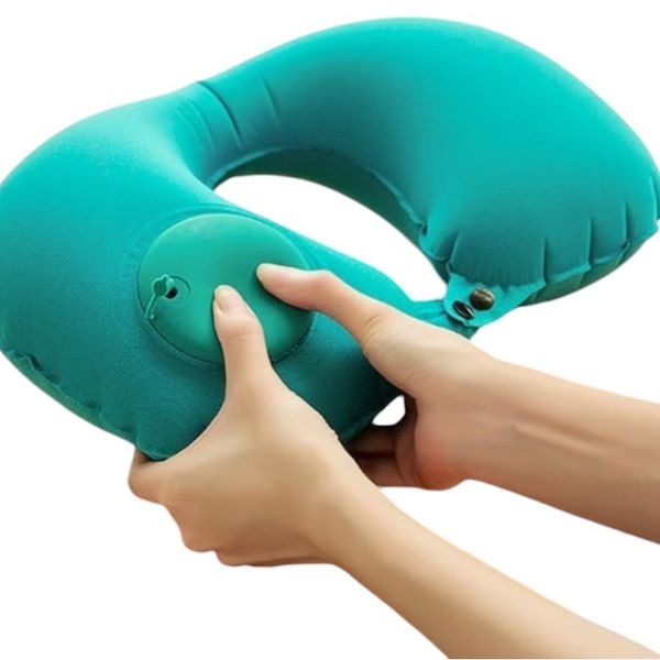 U-Shape Inflatable Travel Pillow