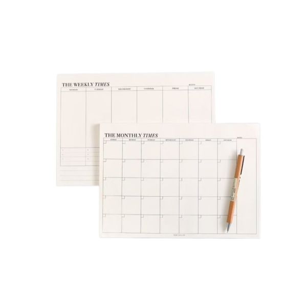 Weekly/Monthly Planner 60 Sheets To Do List Memo Pad Time Manager