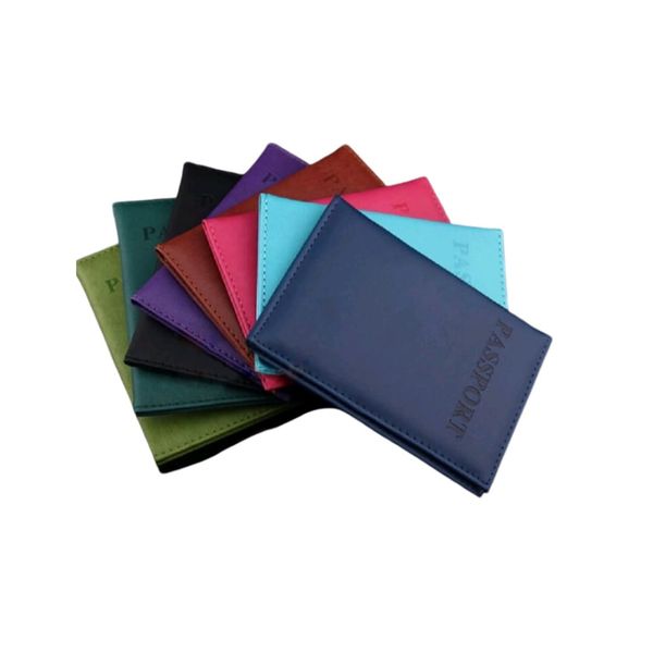 Faux Leather Travel Passport Cover