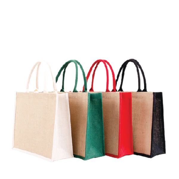Jute Bag Colorful Sides A3 Landscape