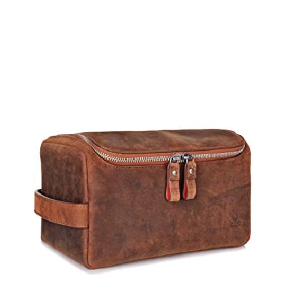Top Opening Leather Pouch
