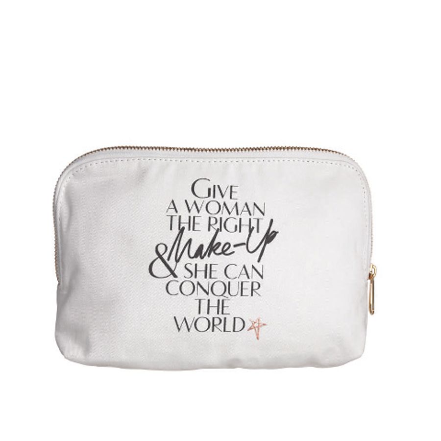 Cotton Toiletries Pouch