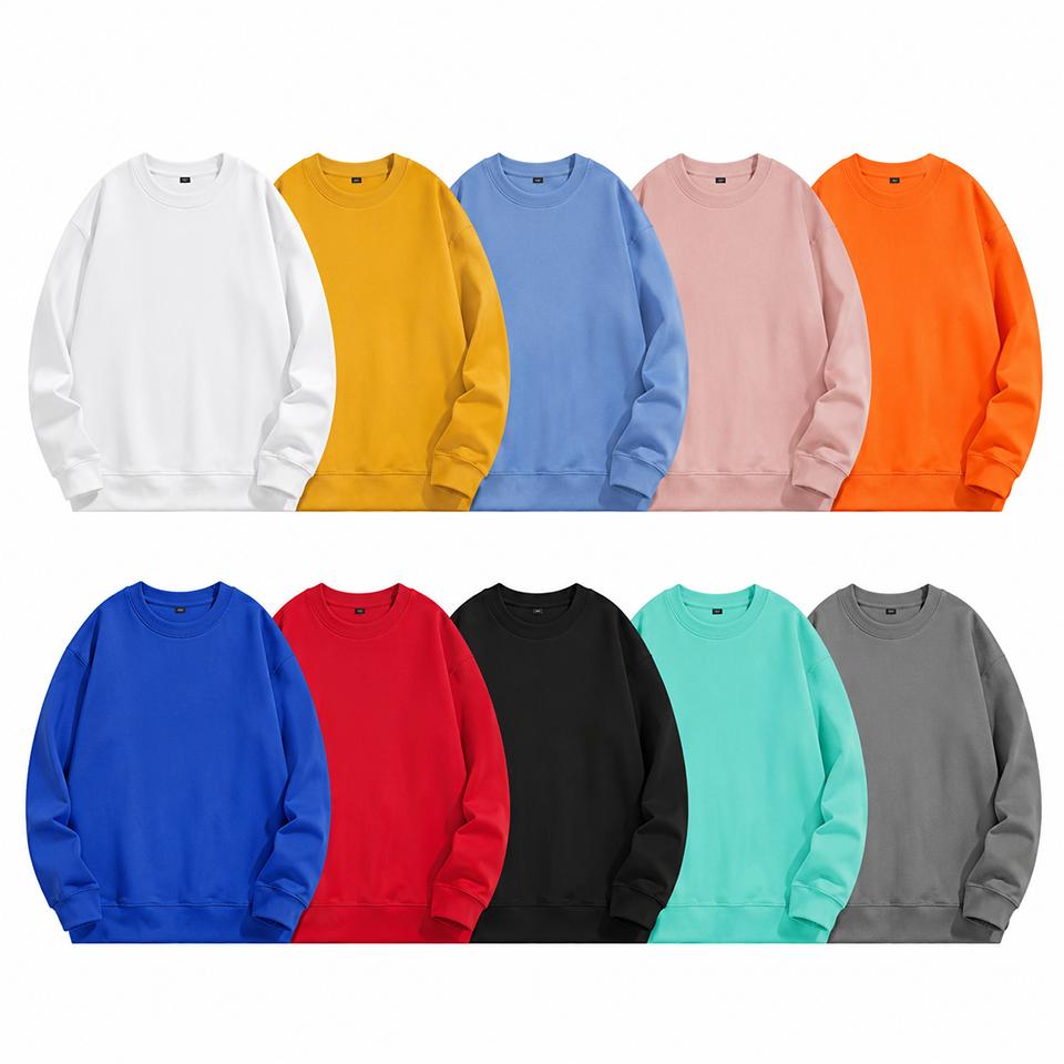Colourful apparel representing printing and embroidery options for branded merchandise