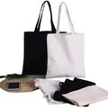 Plain Cotton Tote Bag thumbnail 1