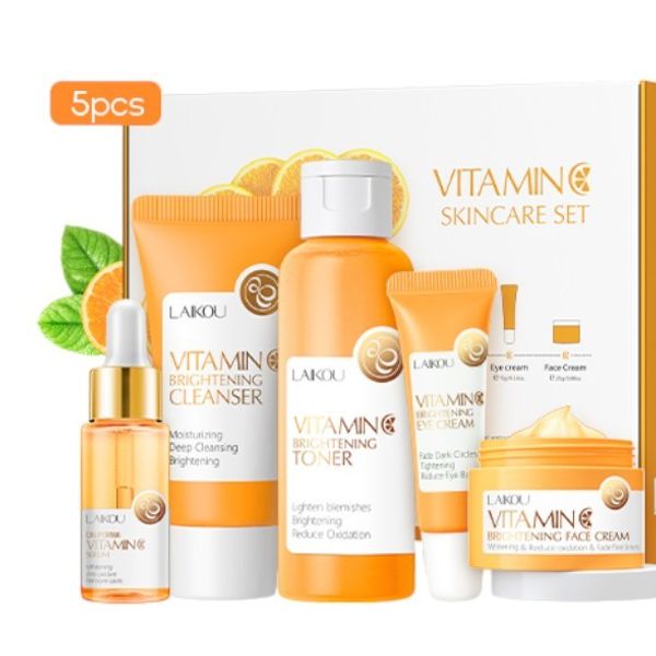 Travel Size Vitamin C 5pcs/Set Brightening Skincare