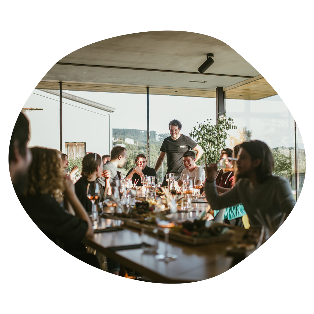 Sip and savor with the winery's owners