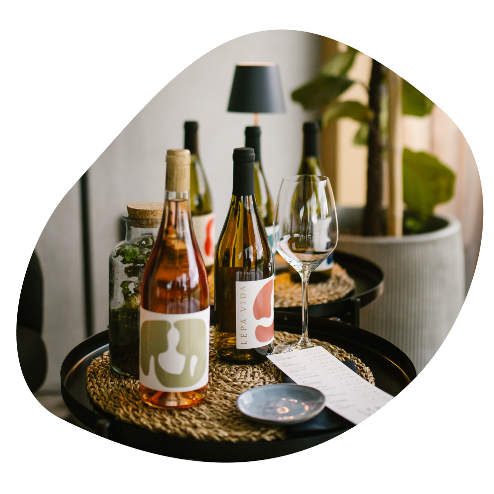 Taste 5+ different Lepa Vida wines