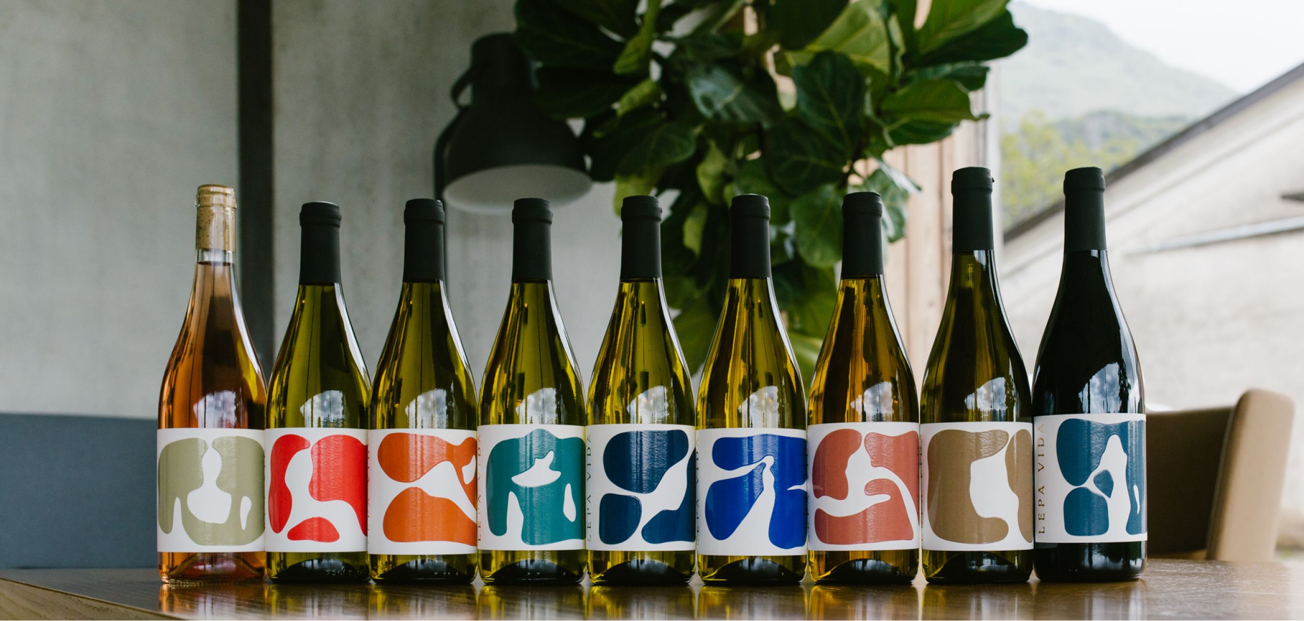 Lepa Vida wines in one photo