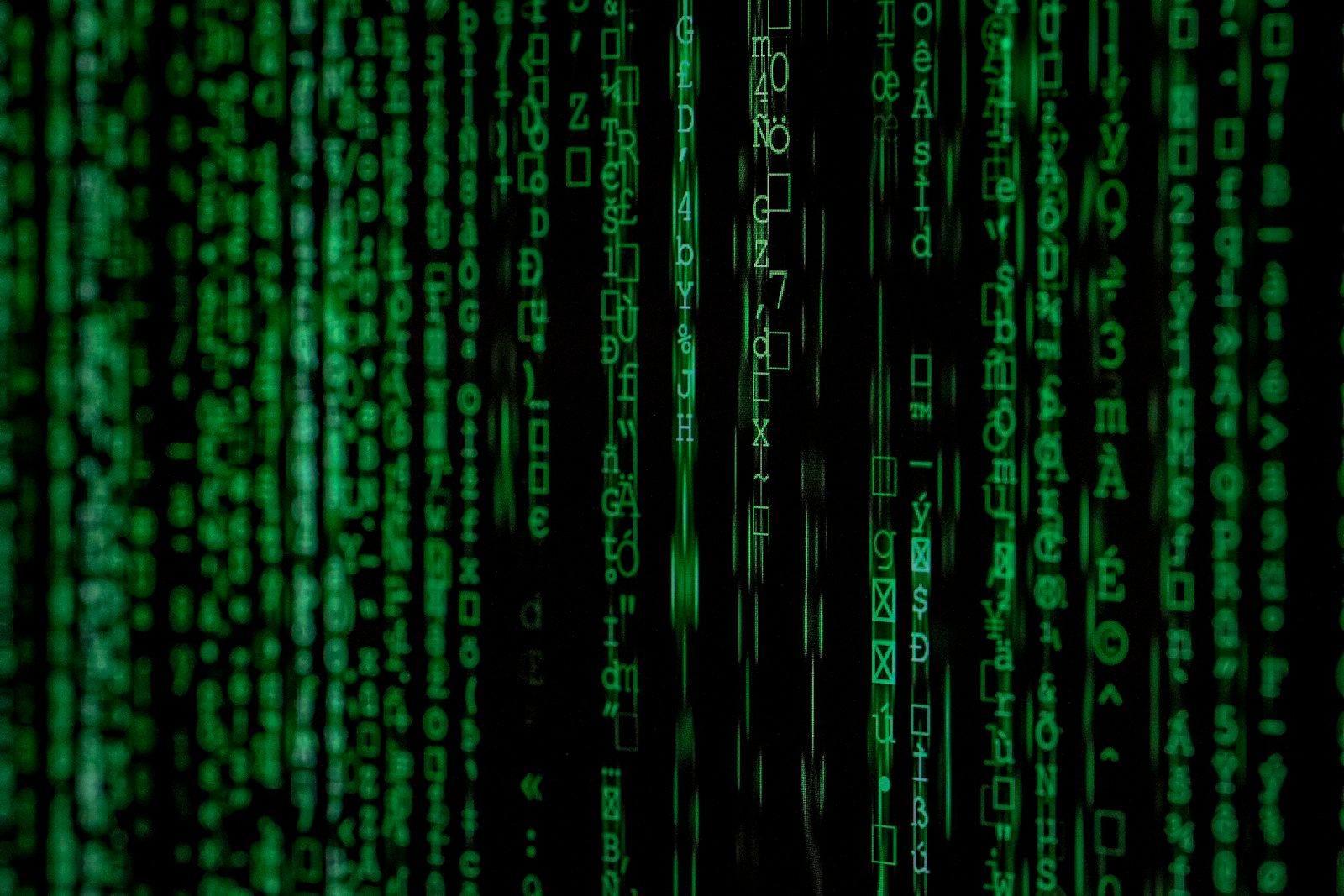 Abstract digital privacy and encryption concept