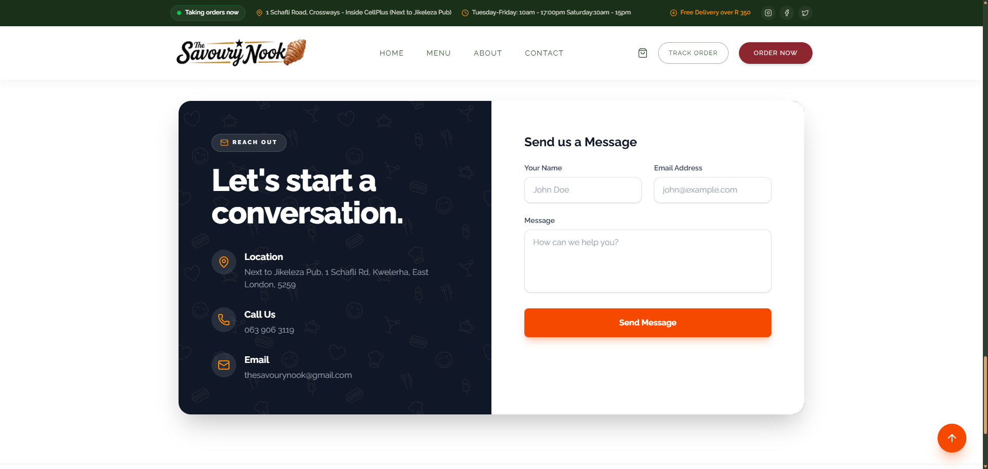 contact section