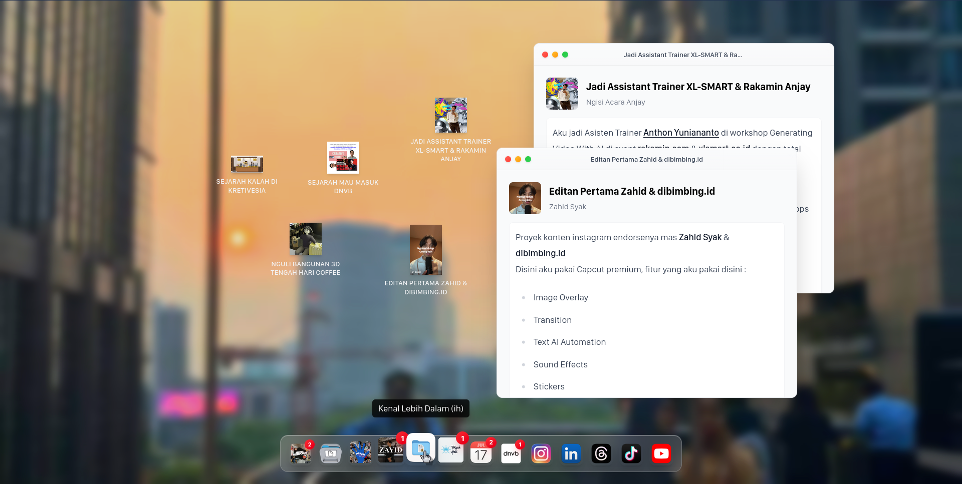 Menghidupkan Kreativitas Digital: Kisah di Balik Portofolio Web Bertema macOS