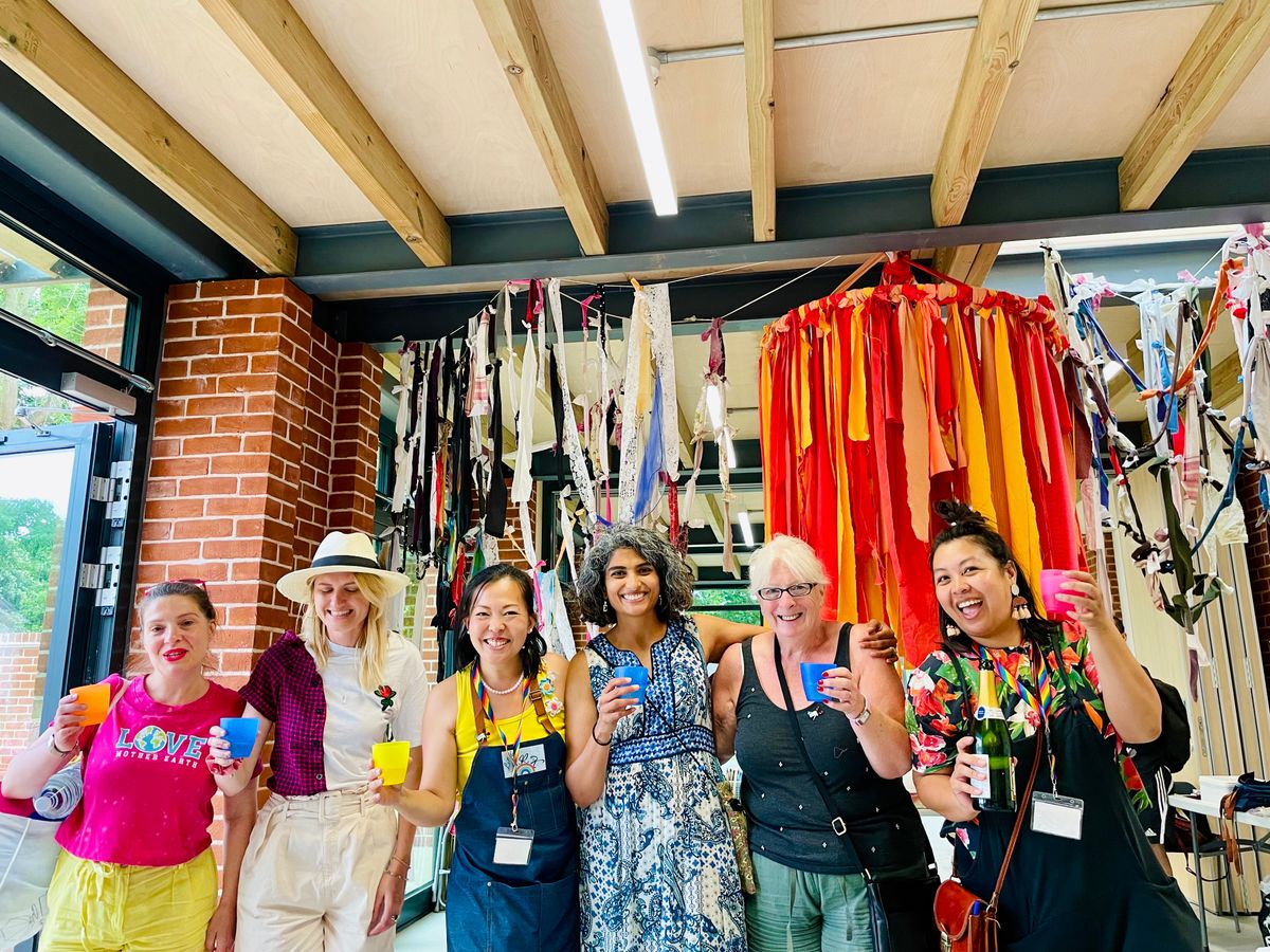 Stitched into something beautiful: the art installation that fabric scraps built
