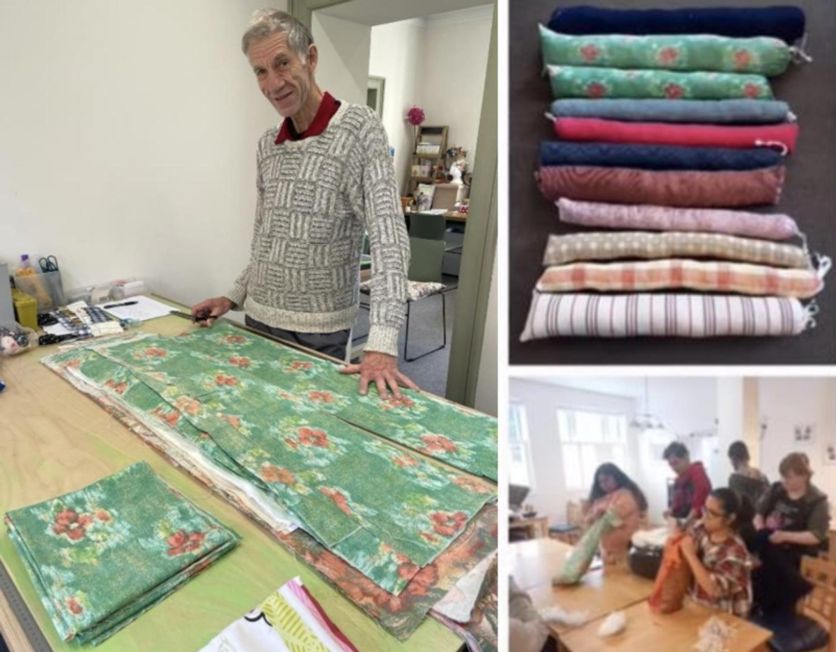 Keeping the warmth in: 230 draught excluders, 690 kg of textile waste, and homes that cost less to heat