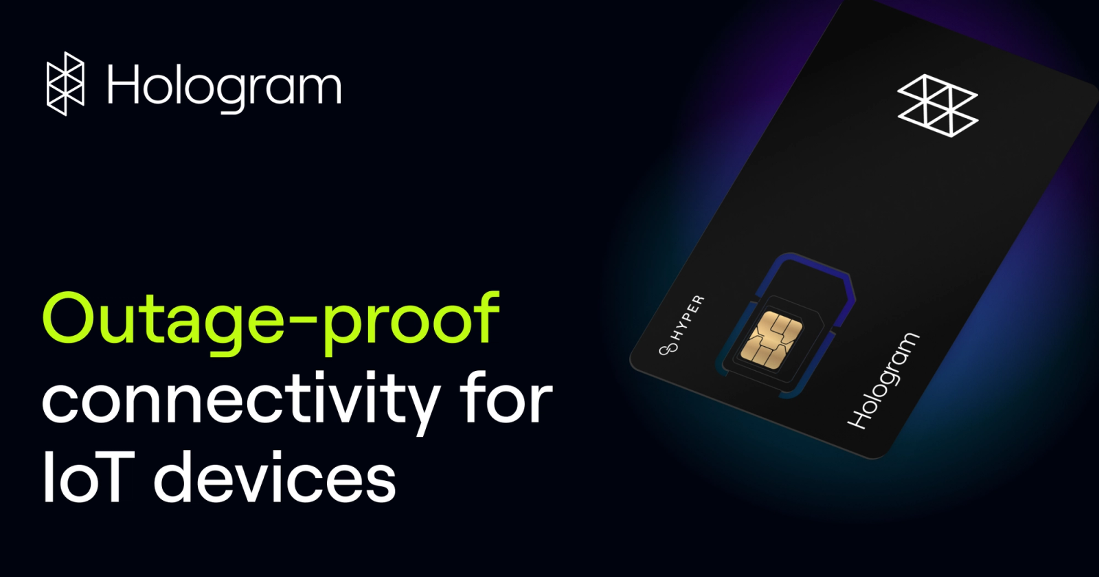 A Hologram dual-core SIM