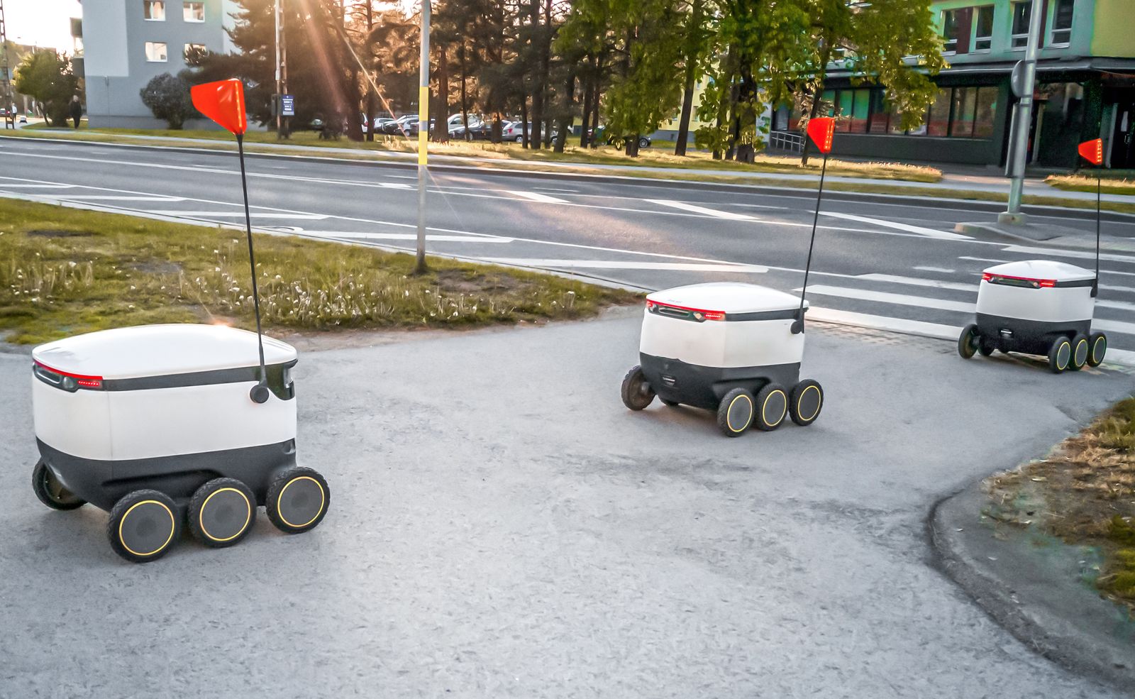 Estonian food delivery robot