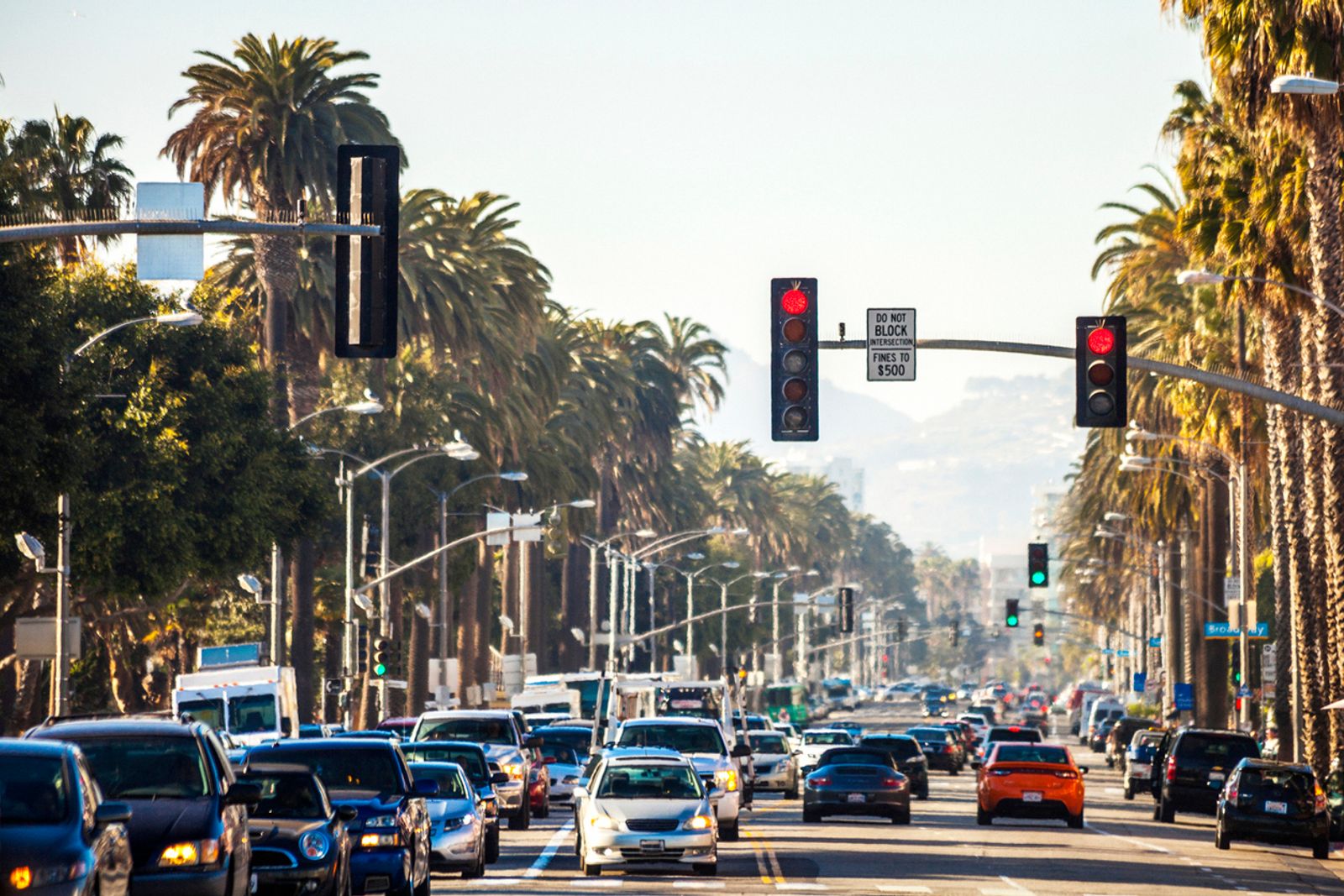 traffic in santa monica, ca
