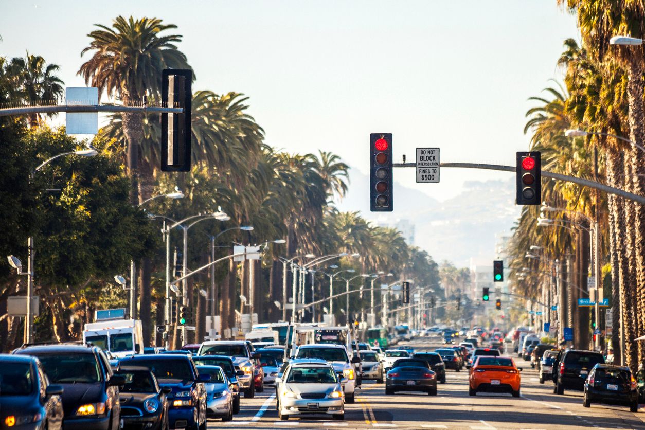 traffic in santa monica, ca