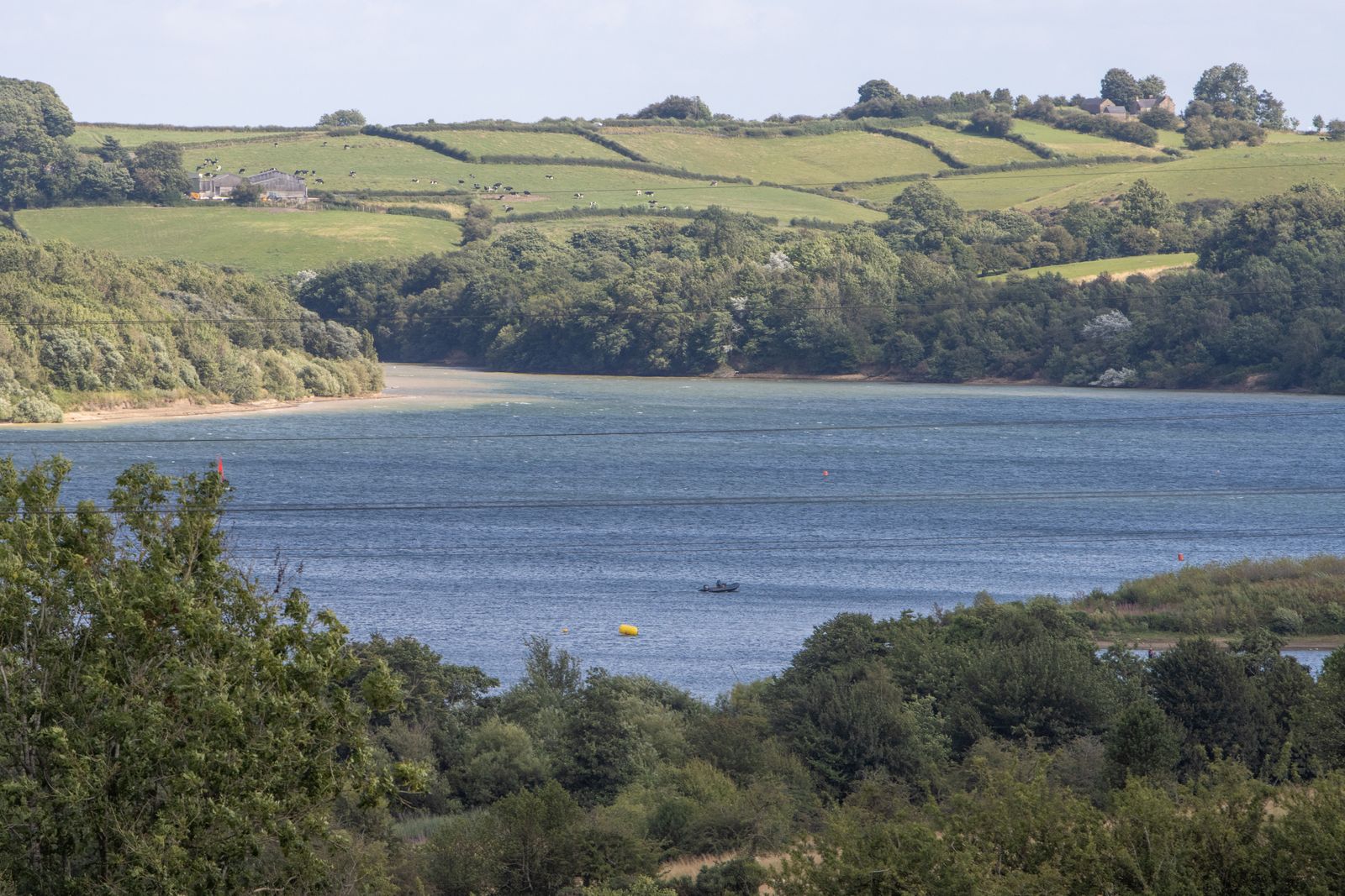 reservoir in the UK for water level monitoring