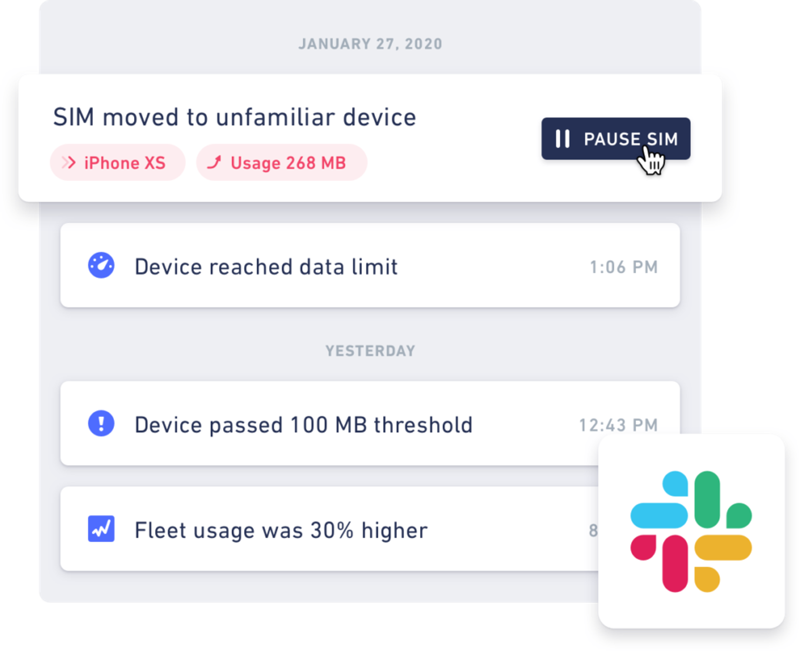 Hologram Inflight Slack Integration