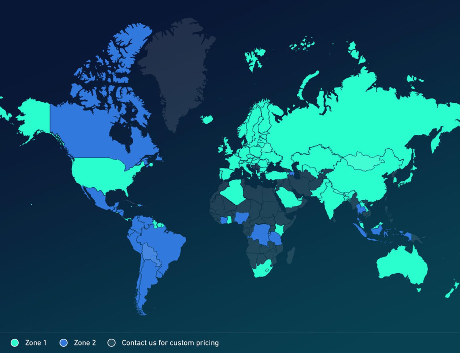 Coverage map