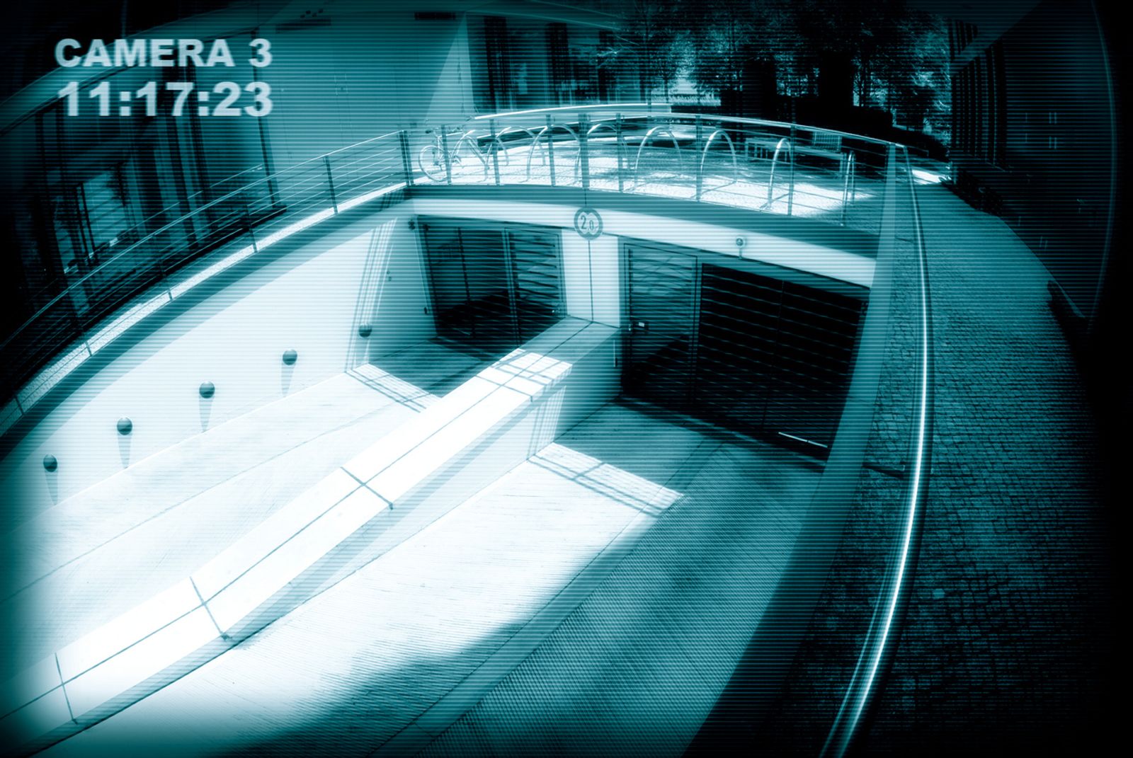 Security Monitor garage entry