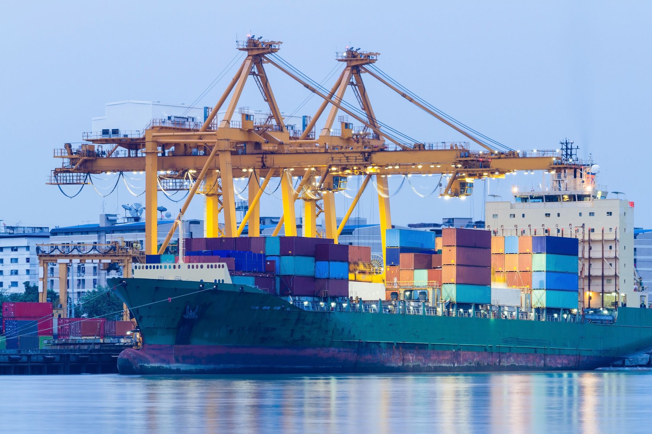 cargo shipping vessel