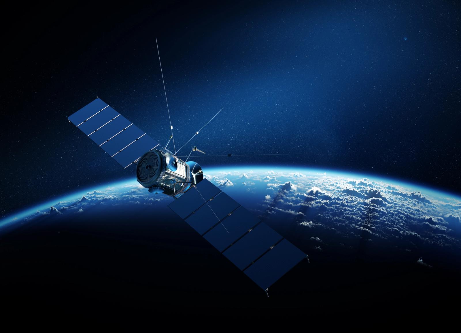 satellite orbiting earth