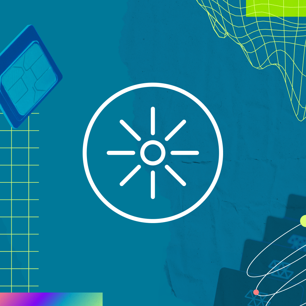 Collage of shapes and SIMs