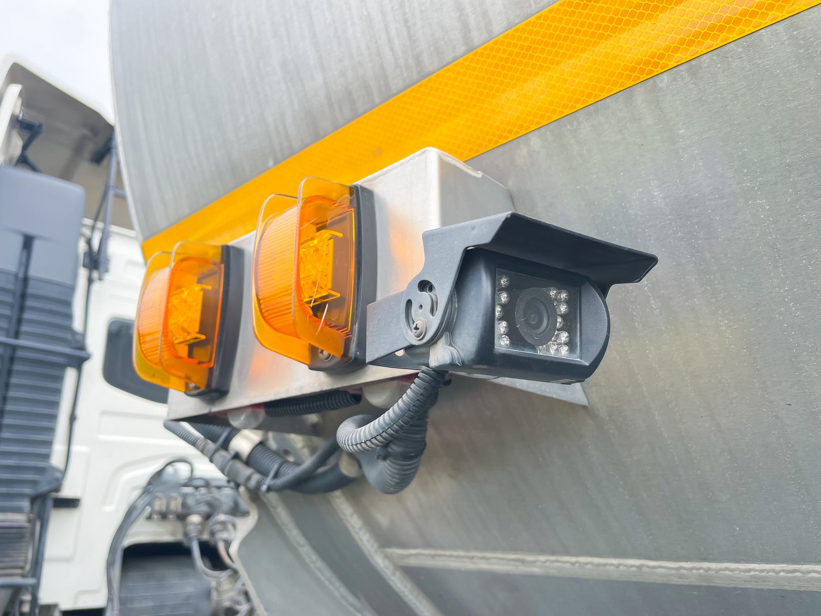 security camera on truck