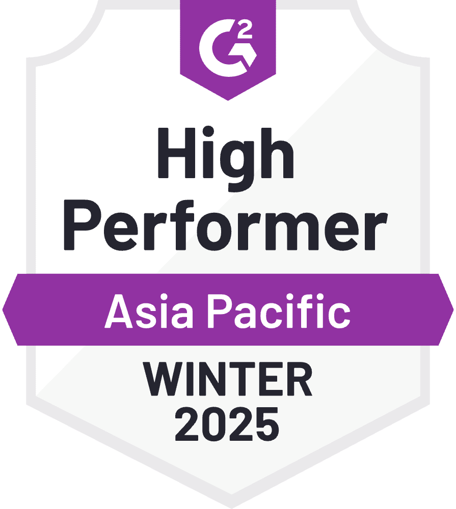 G2 High Performer Asia Pacific