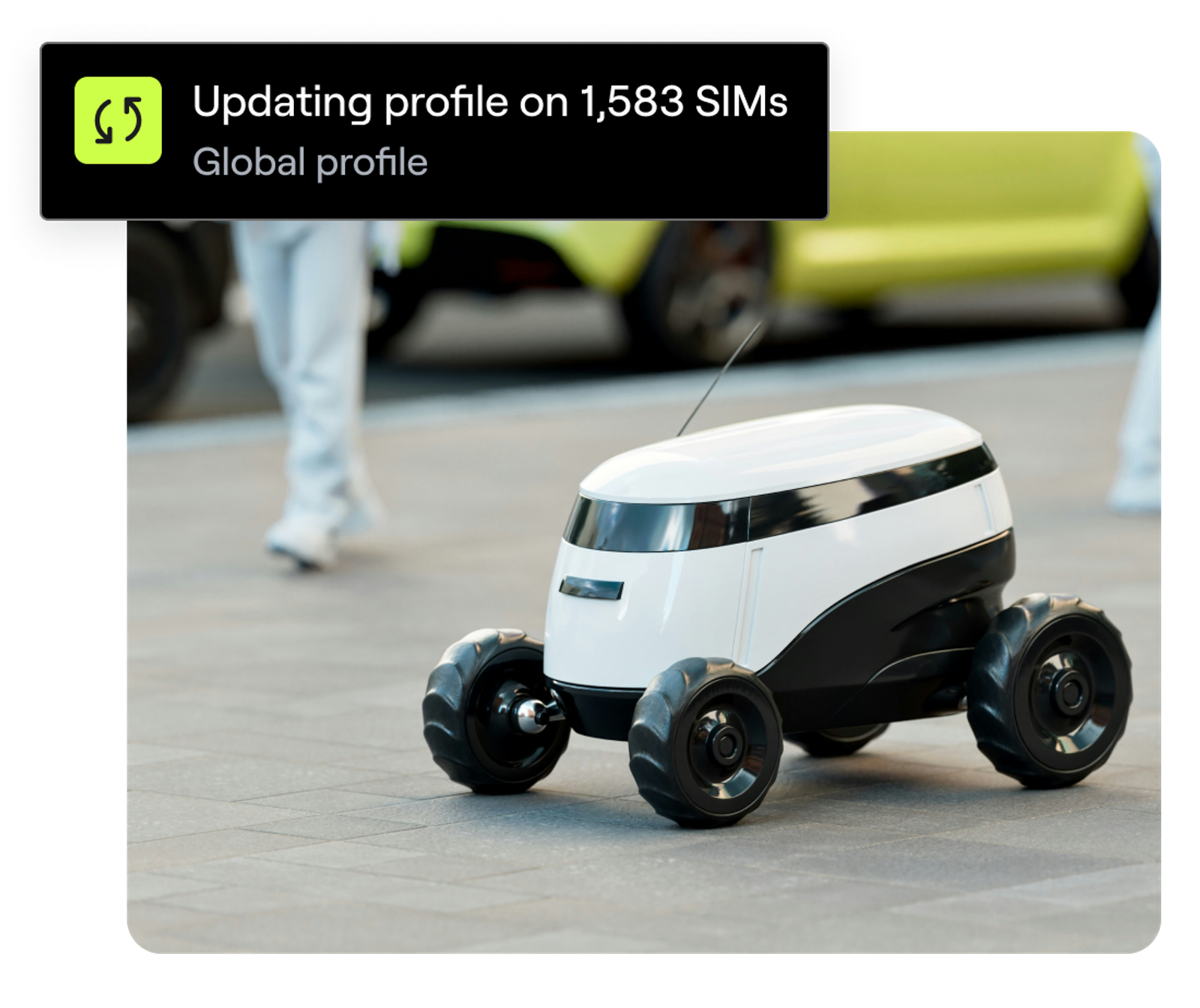 An autonomous delivery robot