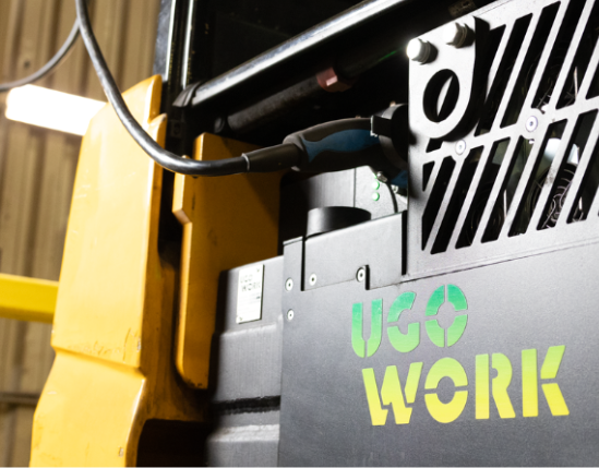 UgoWork powered EV forklift