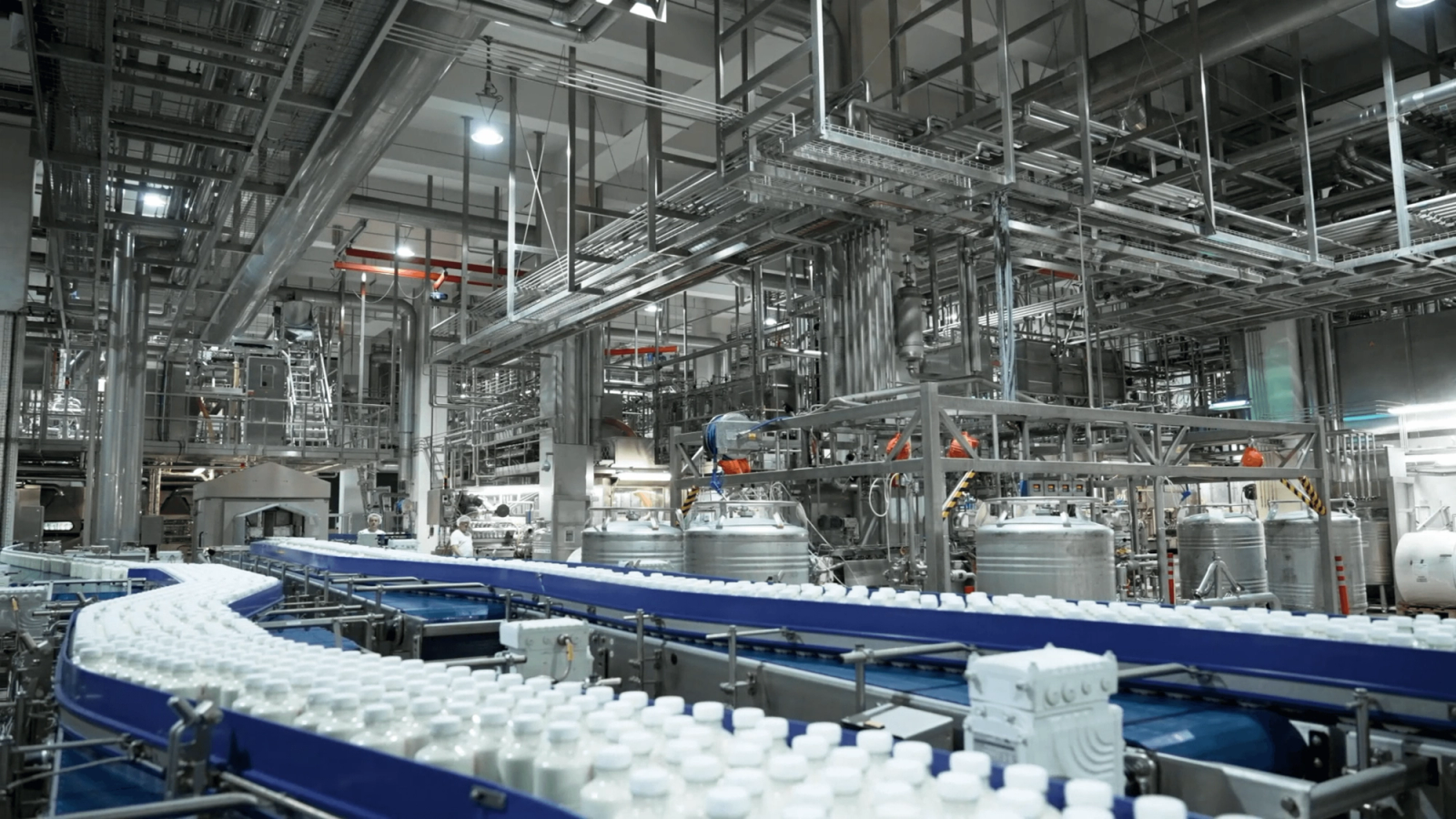 The Sachsenmilch factory line