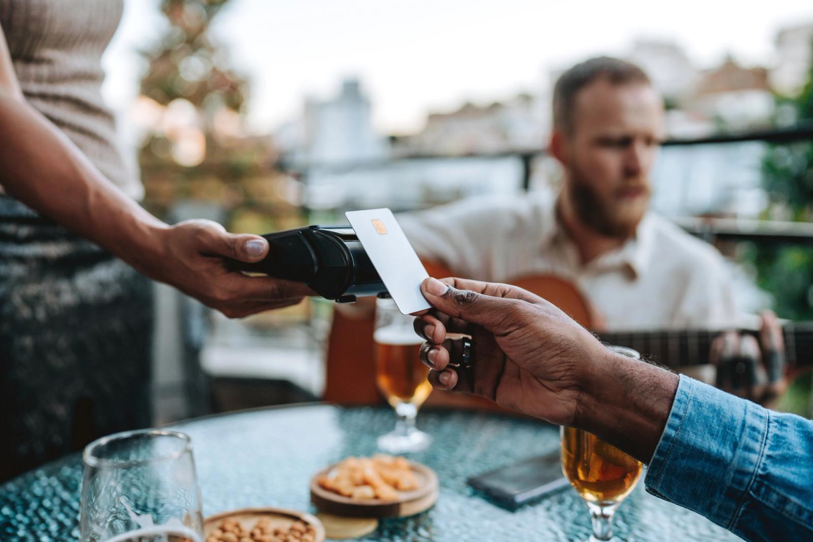 Contactless payment with credit card