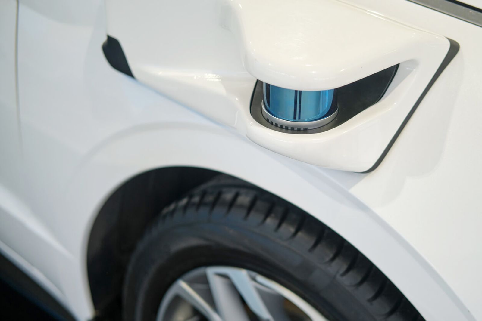 LiDAR sensor on a self-driving car