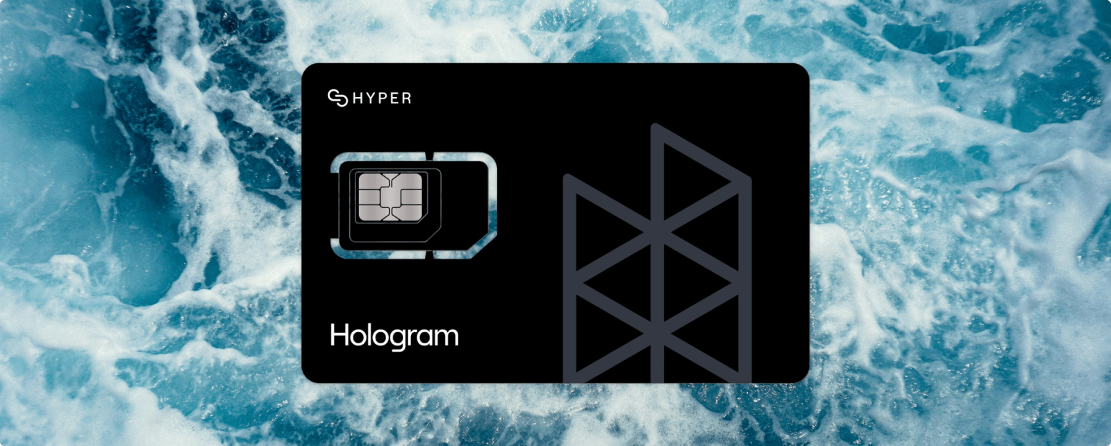 A Hologram Hyper SIM on top of ocean waves