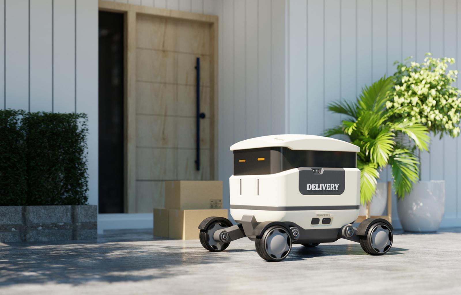 Automated robot home delivery