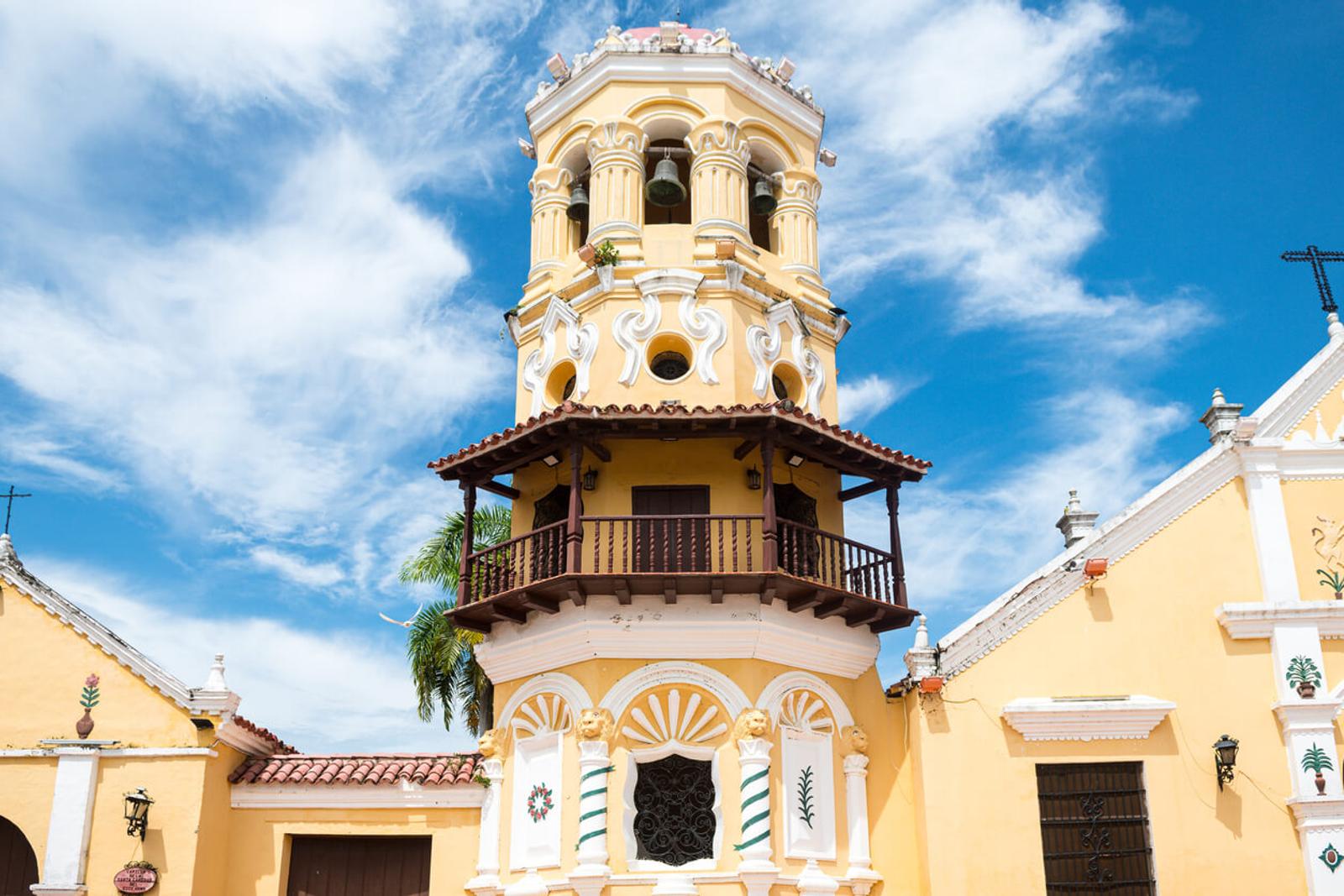 Iglesia histórica en Mompox, Colombia