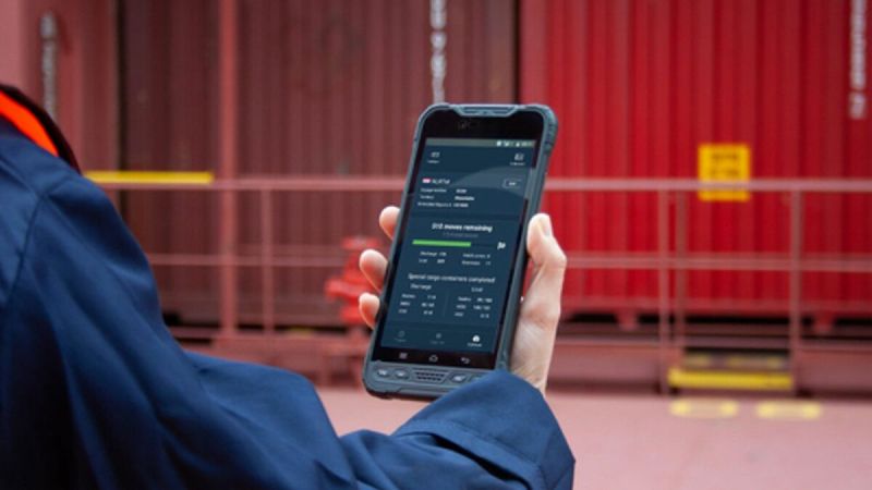 Monitoring industrial shipping from a cell phone