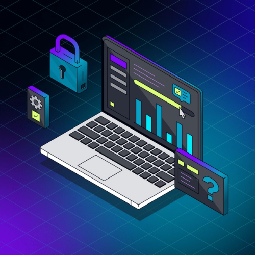 Illustration of a secure computer