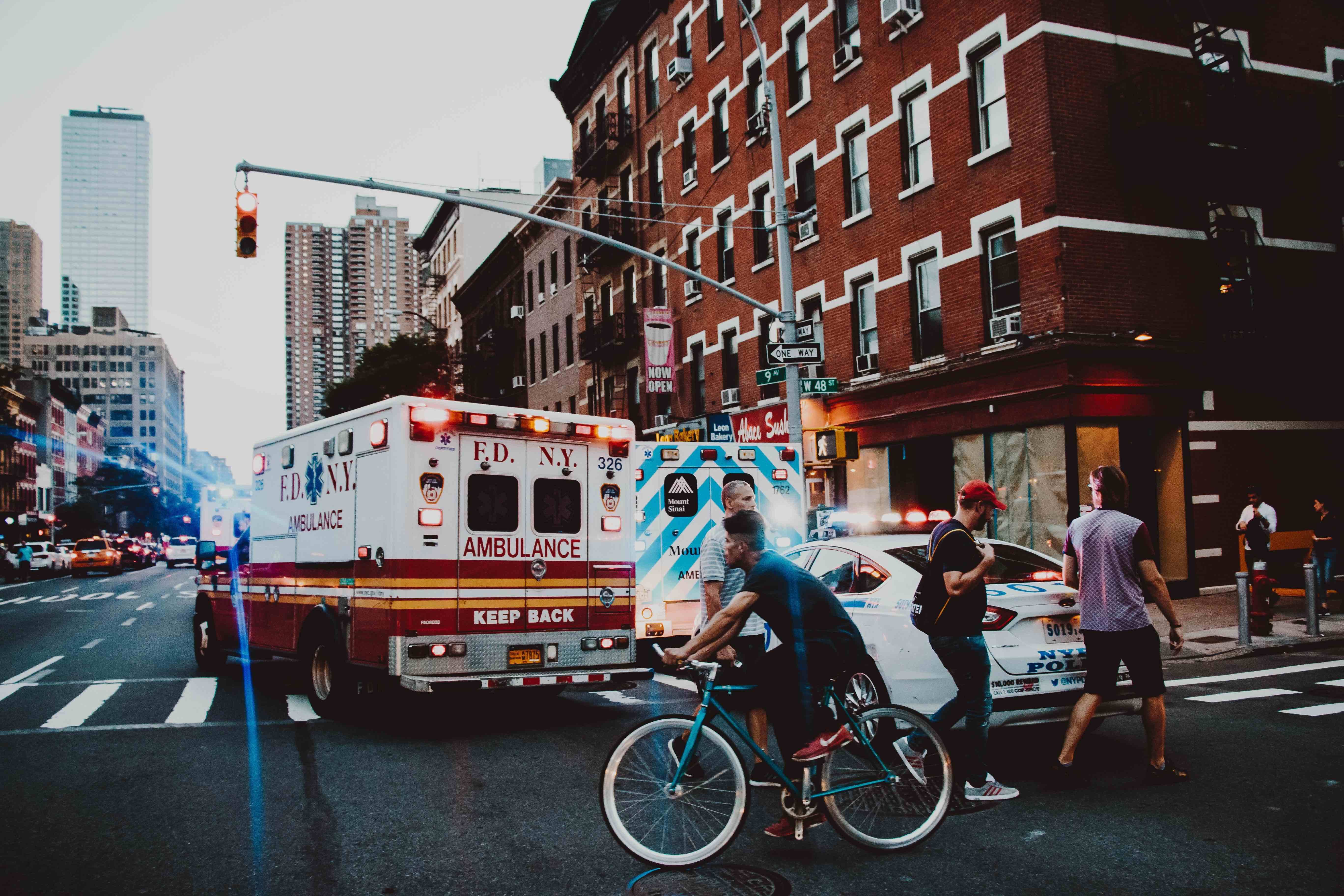 Photo of an ambulance