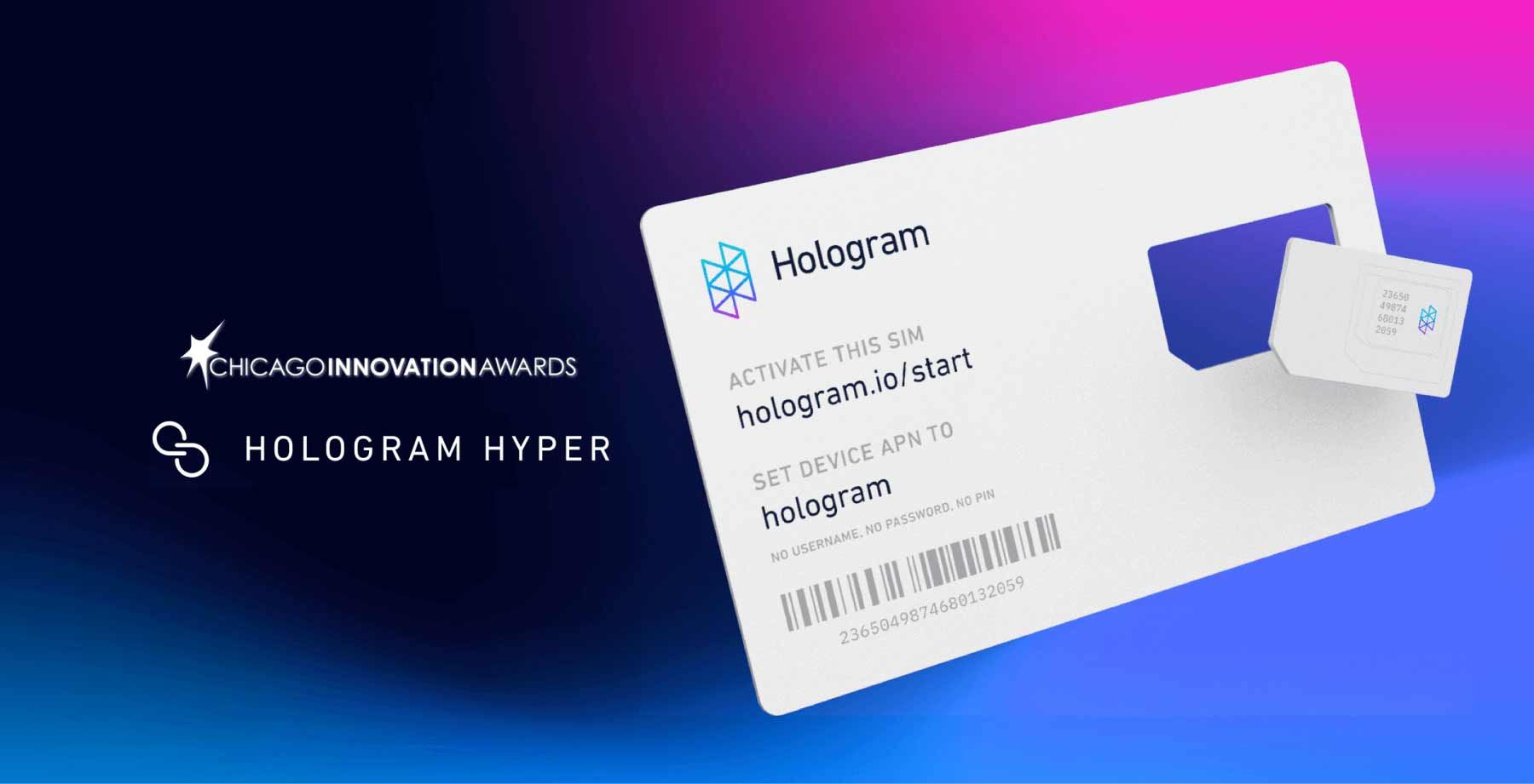 Hologram Hyper has won a Chicago Innovation Award.