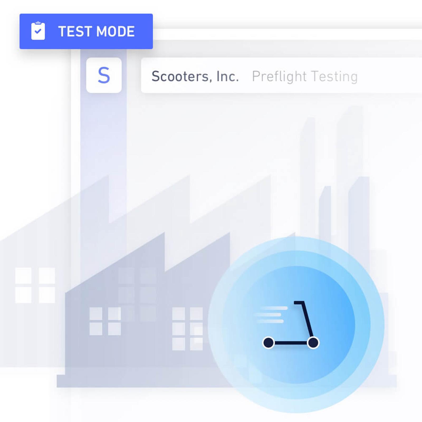 Hologram Preflight Test Mode