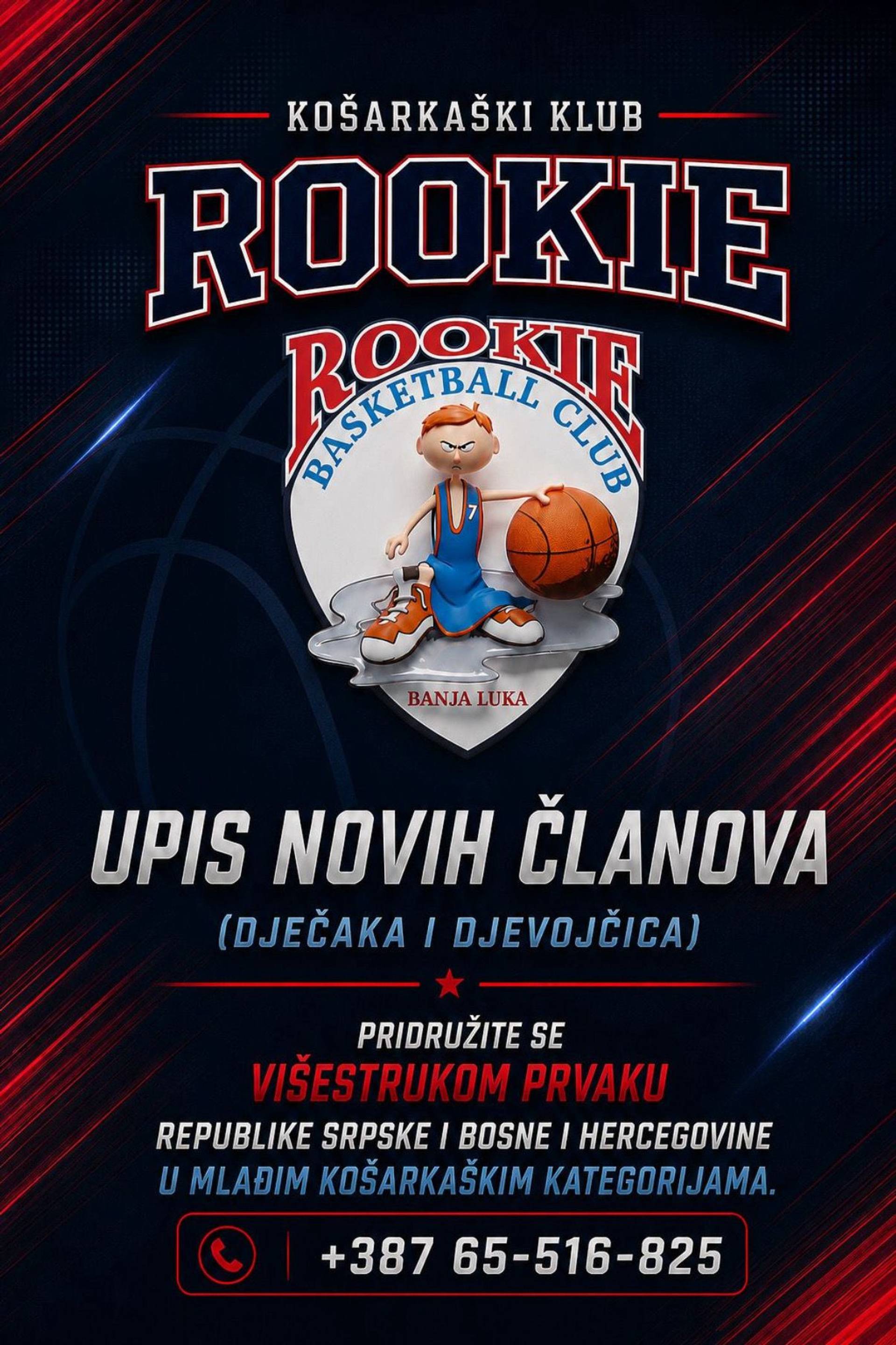 Otvoren upis novih članova 2026/27