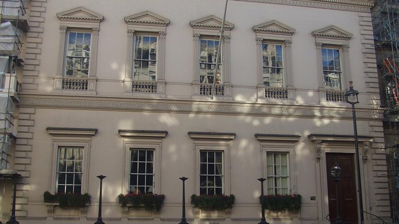 The Travellers Club: the oldest surviving Pall Mall club, founded 1819