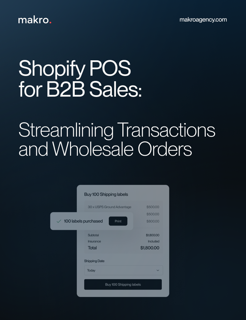 Shopify POS for B2B Sales: Streamlining Transactions and Wholesale Orders